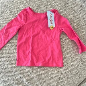 Cat & Jack Pink Long Sleeve Kids Shirt